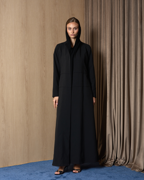 The Structured Abaya (Black)