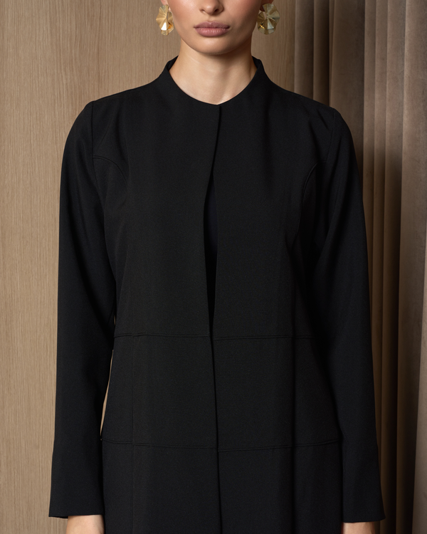 The Structured Abaya (Black)