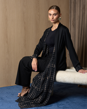 The Dual Print Abaya