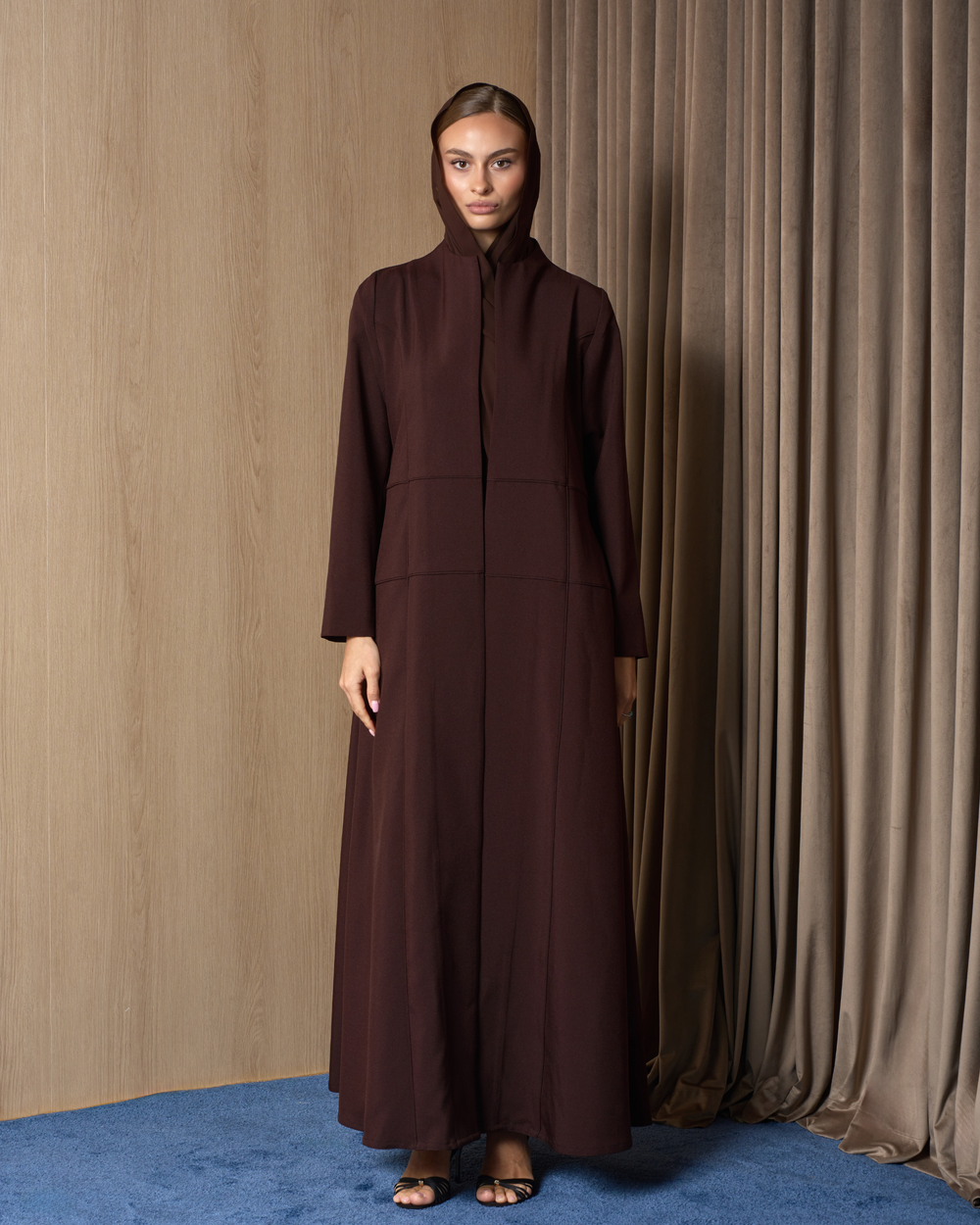 The Structured Abaya (Brown)