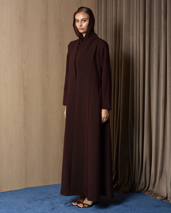 The Structured Abaya (Brown)