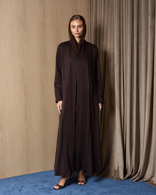 The Defined Abaya (Brown)