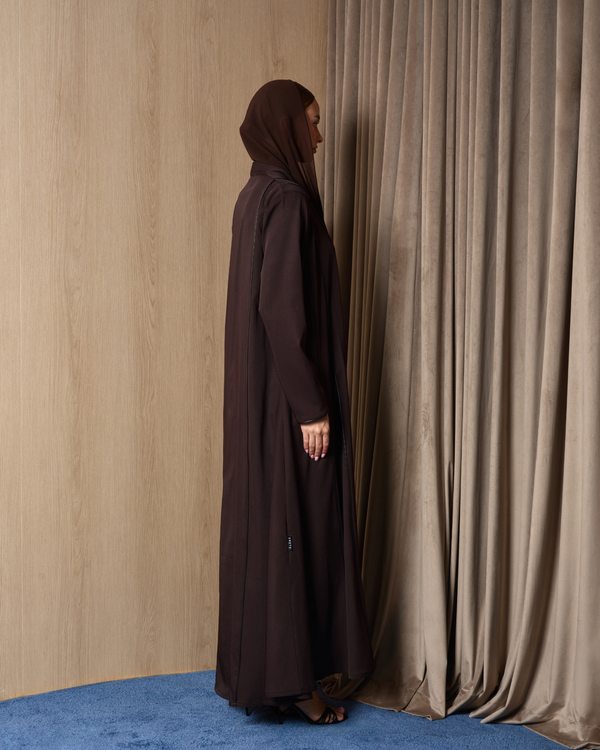 The Defined Abaya (Brown)