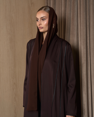 The Defined Abaya (Brown)